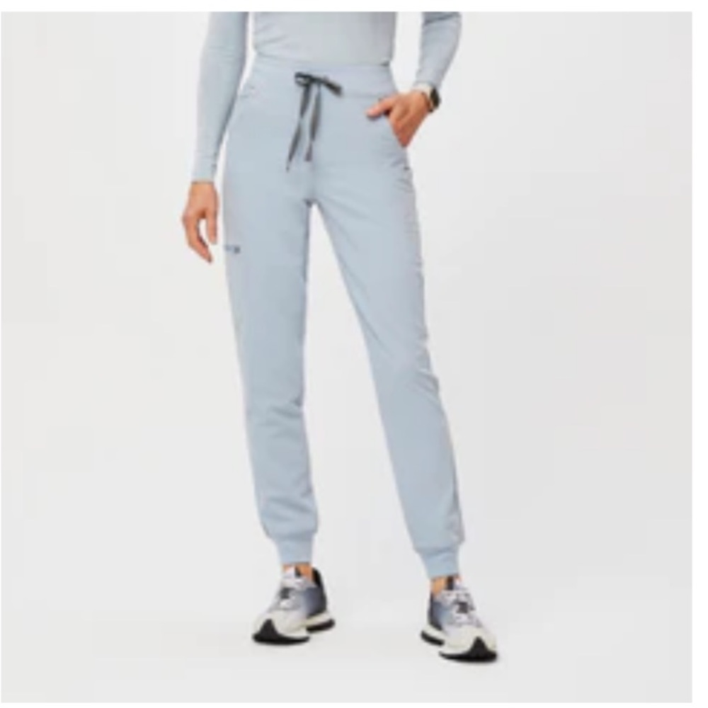 women's Dusty Blue High Waisted Zamora